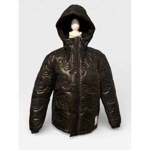 Wasted Collective Slice Quilted Puffer Jacket Made in Japan Adjustable Hem XS